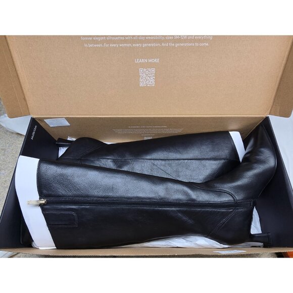 Naturalizer Deesha Women’s Black Leather Knee High Boots Size 9M - - Picture 8 of 11